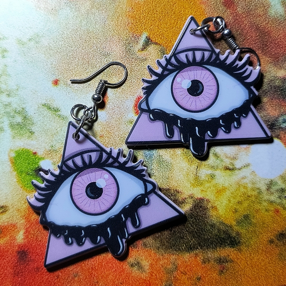 Eyeball earrings